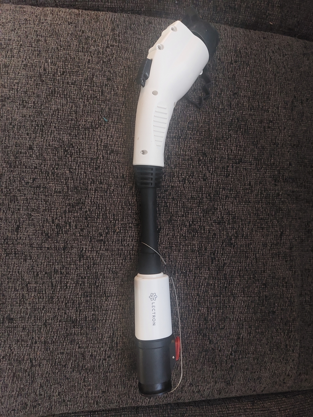 Lectron White and Black EV Charging Handle